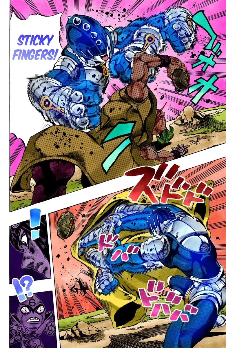 JoJo's Bizarre Adventure Part 5 - Vento Aureo (Official Colored) Chapter 60 page 6 - Chapter 60: The Grateful Dead Part 12