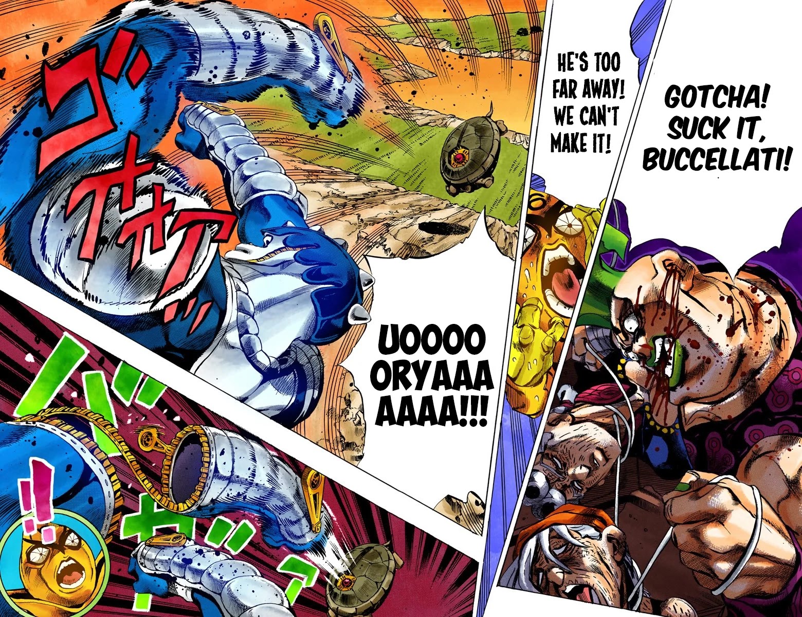 JoJo's Bizarre Adventure Part 5 - Vento Aureo (Official Colored) Chapter 60 page 9 - Chapter 60: The Grateful Dead Part 12