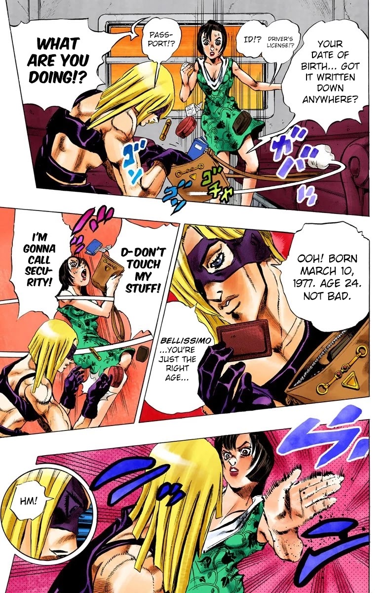 JoJo's Bizarre Adventure Part 5 - Vento Aureo (Official Colored) Chapter 61 page 15 - Chapter 61: Baby Face Part 1