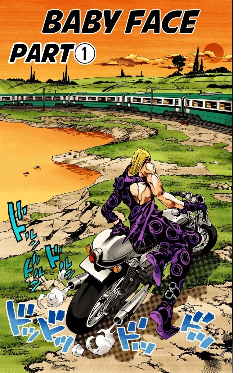 JoJo's Bizarre Adventure Part 5 - Vento Aureo (Official Colored) Chapter 61 page 3 - Chapter 61: Baby Face Part 1