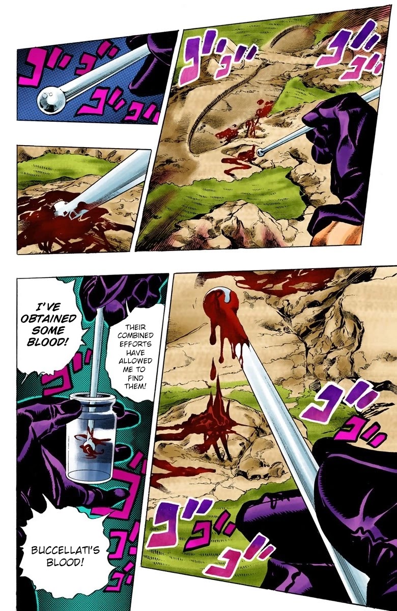 JoJo's Bizarre Adventure Part 5 - Vento Aureo (Official Colored) Chapter 61 page 6 - Chapter 61: Baby Face Part 1