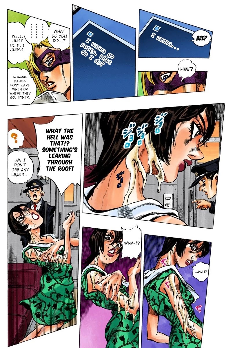 JoJo's Bizarre Adventure Part 5 - Vento Aureo (Official Colored) Chapter 62 page 10 - Chapter 62: Baby Face Part 2