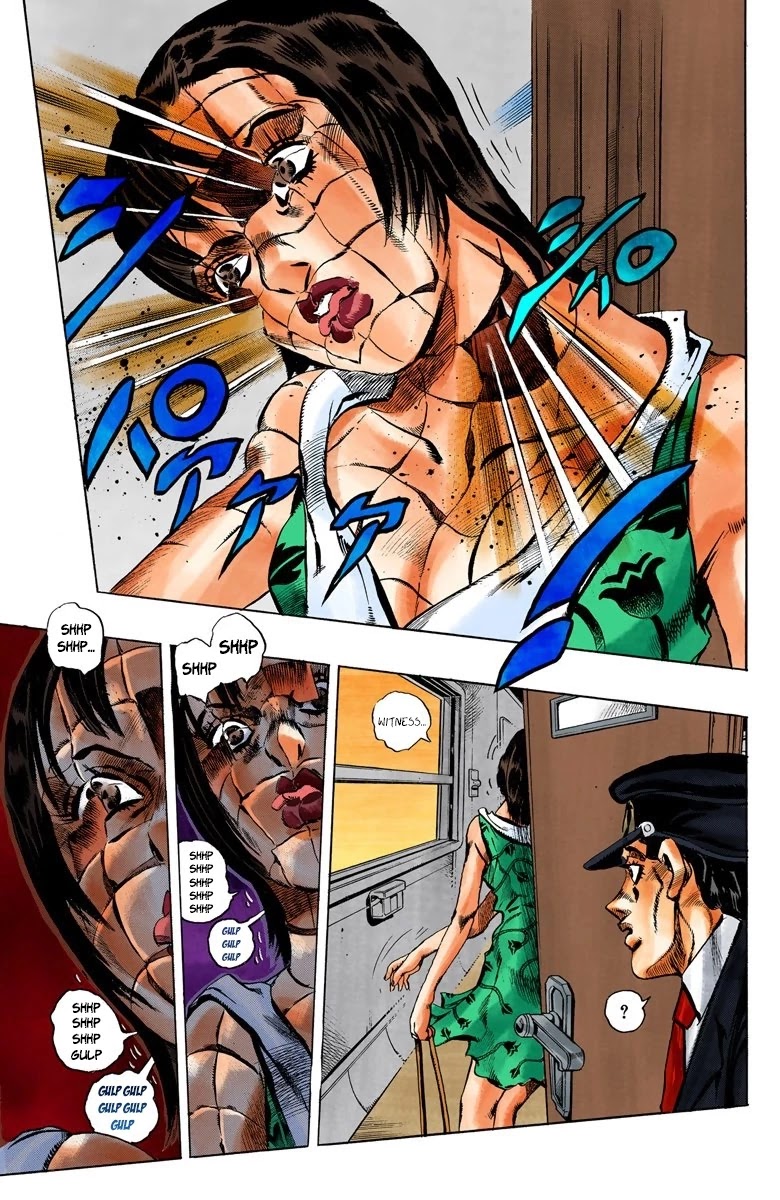 JoJo's Bizarre Adventure Part 5 - Vento Aureo (Official Colored) Chapter 62 page 15 - Chapter 62: Baby Face Part 2