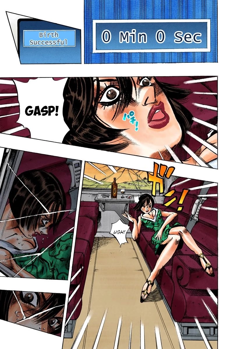JoJo's Bizarre Adventure Part 5 - Vento Aureo (Official Colored) Chapter 62 page 3 - Chapter 62: Baby Face Part 2