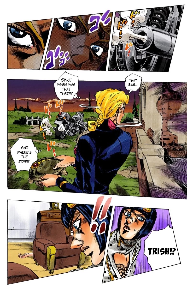 JoJo's Bizarre Adventure Part 5 - Vento Aureo (Official Colored) Chapter 63 page 12 - Chapter 63: Baby Face Part 3