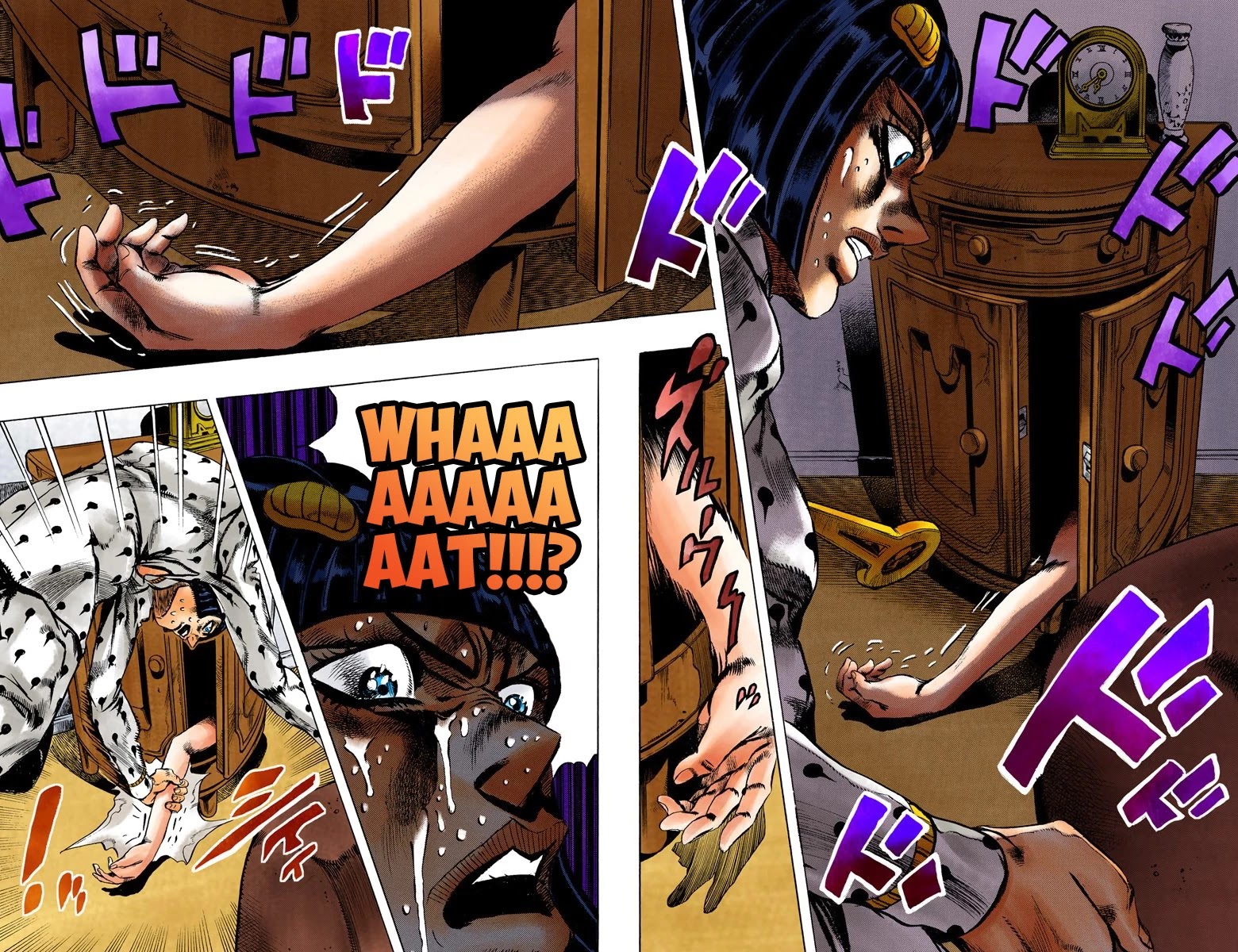 JoJo's Bizarre Adventure Part 5 - Vento Aureo (Official Colored) Chapter 63 page 14 - Chapter 63: Baby Face Part 3
