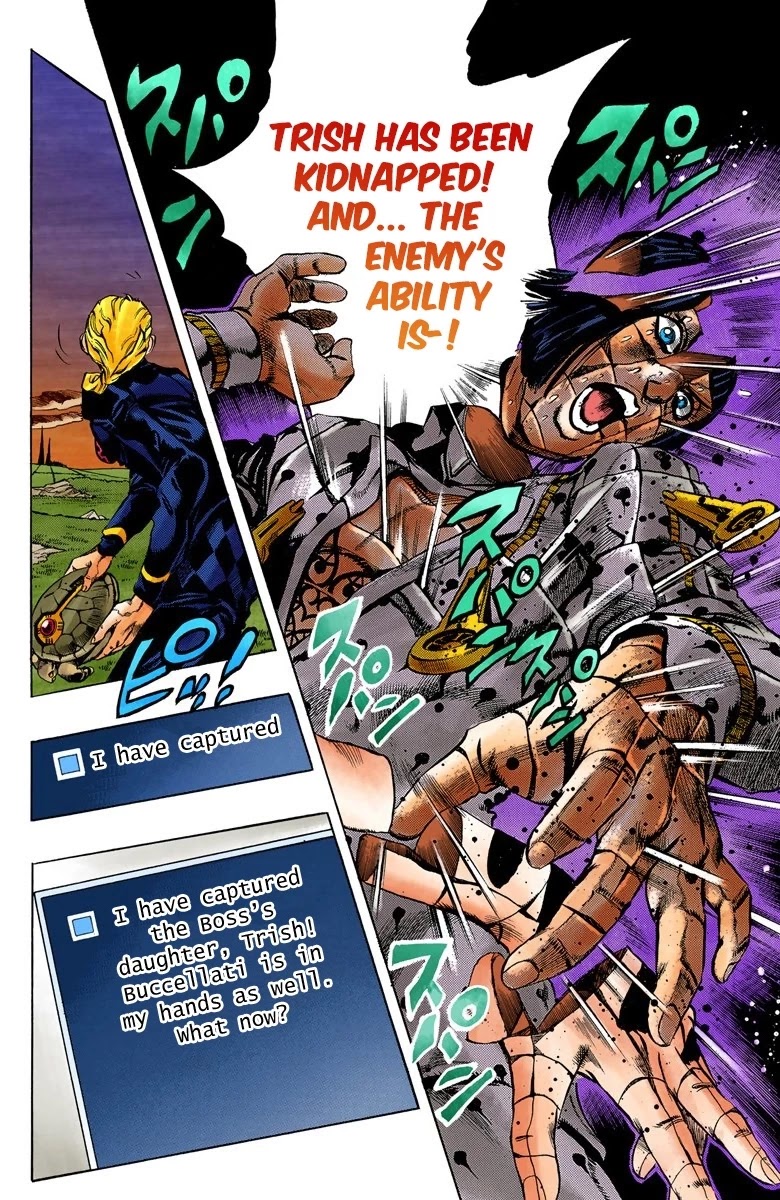 JoJo's Bizarre Adventure Part 5 - Vento Aureo (Official Colored) Chapter 63 page 16 - Chapter 63: Baby Face Part 3