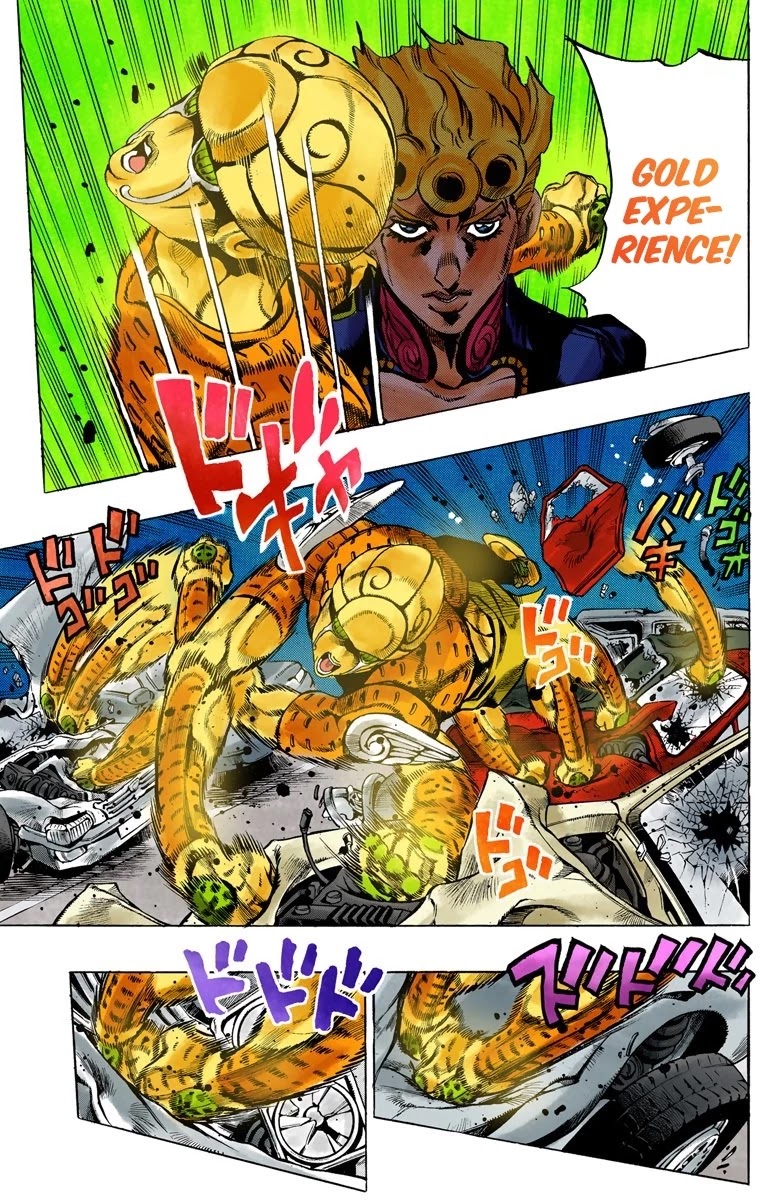JoJo's Bizarre Adventure Part 5 - Vento Aureo (Official Colored) Chapter 63 page 5 - Chapter 63: Baby Face Part 3