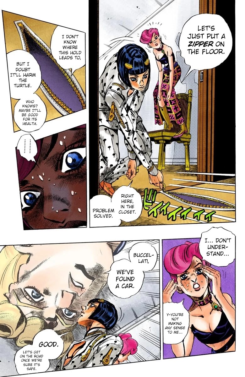 JoJo's Bizarre Adventure Part 5 - Vento Aureo (Official Colored) Chapter 63 page 9 - Chapter 63: Baby Face Part 3