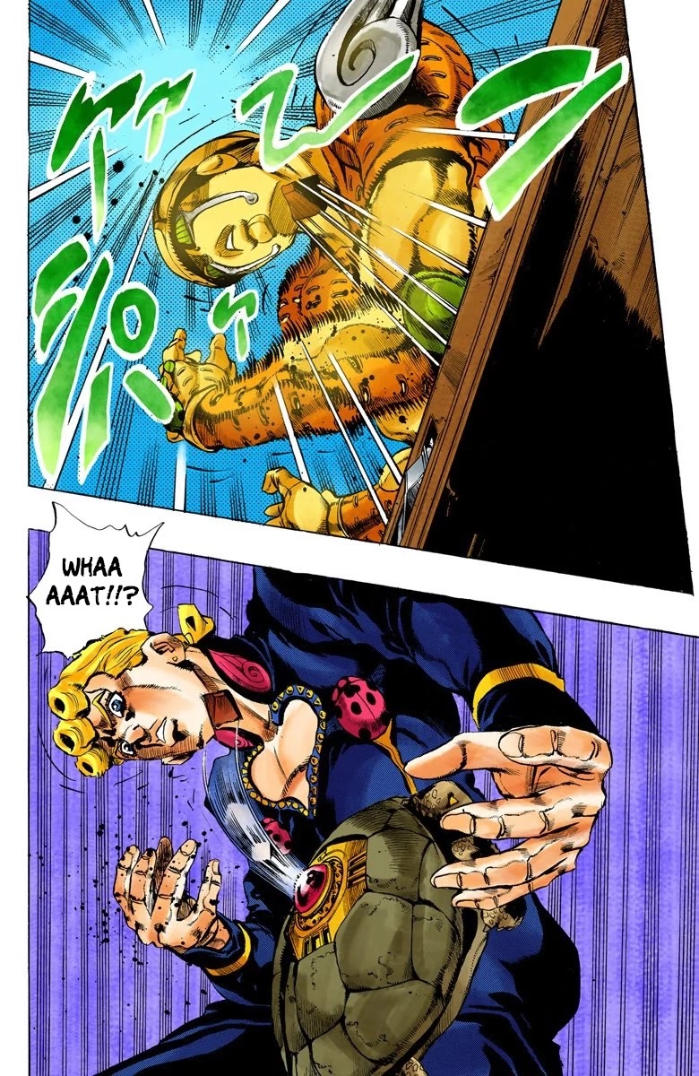 JoJo's Bizarre Adventure Part 5 - Vento Aureo (Official Colored) Chapter 64 page 10 - Chapter 64: Baby Face Part 4