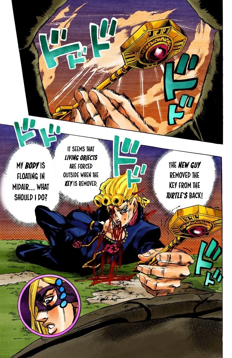 JoJo's Bizarre Adventure Part 5 - Vento Aureo (Official Colored) Chapter 64 page 17 - Chapter 64: Baby Face Part 4
