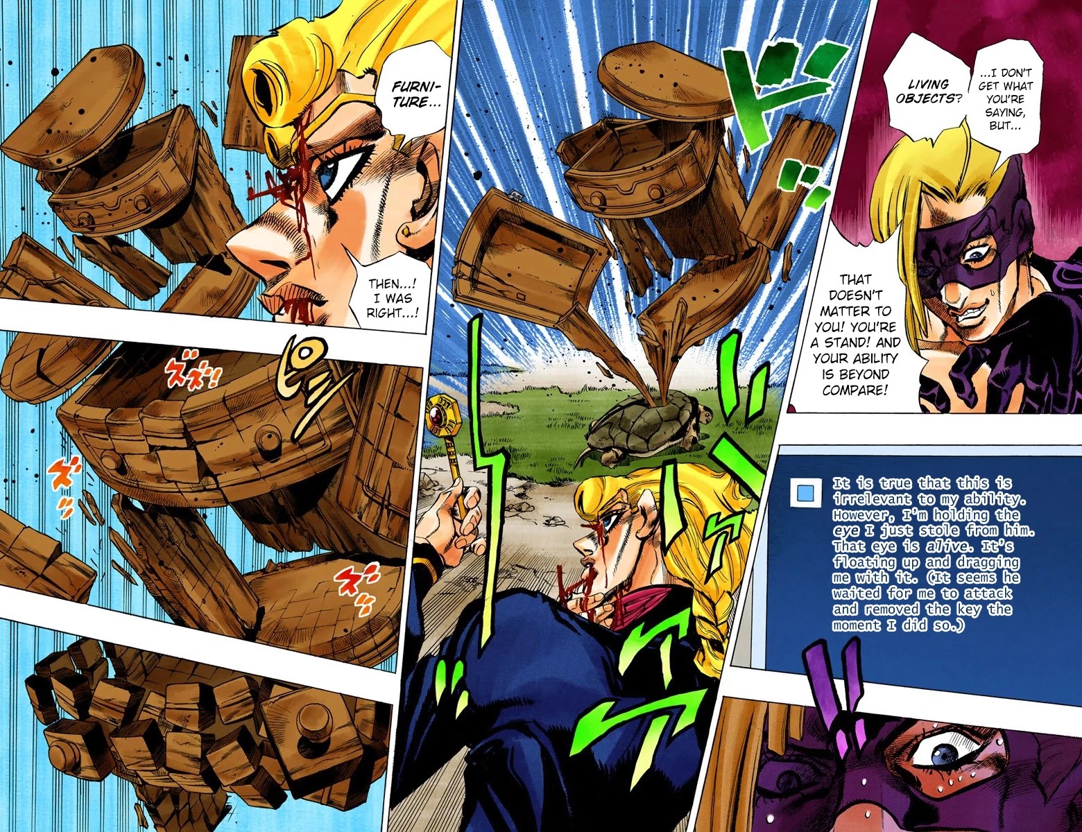 JoJo's Bizarre Adventure Part 5 - Vento Aureo (Official Colored) Chapter 64 page 18 - Chapter 64: Baby Face Part 4