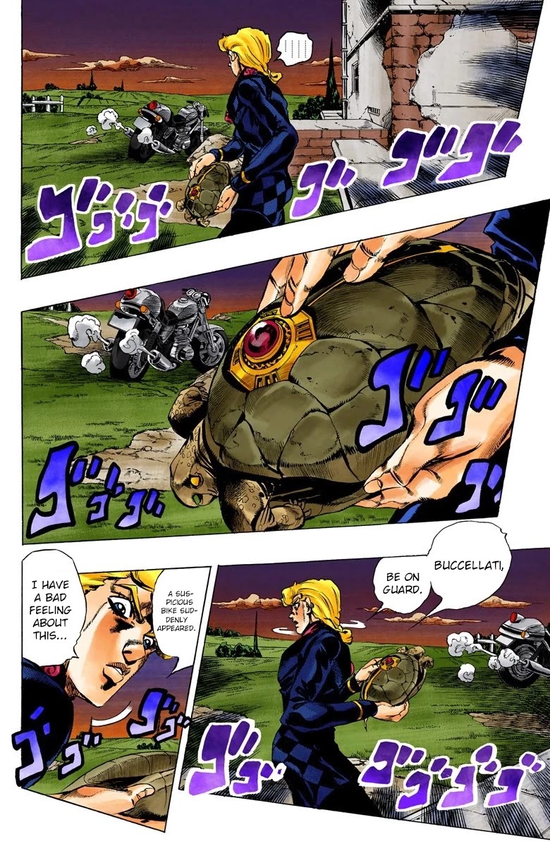 JoJo's Bizarre Adventure Part 5 - Vento Aureo (Official Colored) Chapter 64 page 4 - Chapter 64: Baby Face Part 4