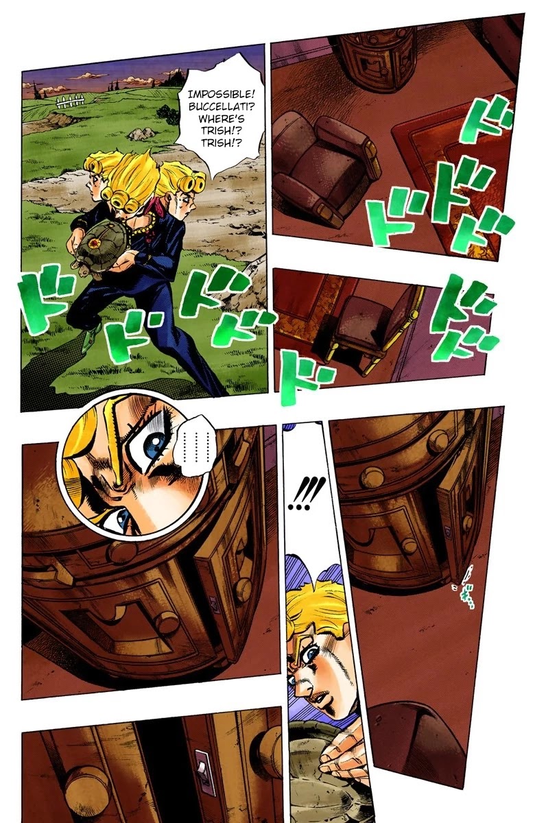 JoJo's Bizarre Adventure Part 5 - Vento Aureo (Official Colored) Chapter 64 page 6 - Chapter 64: Baby Face Part 4