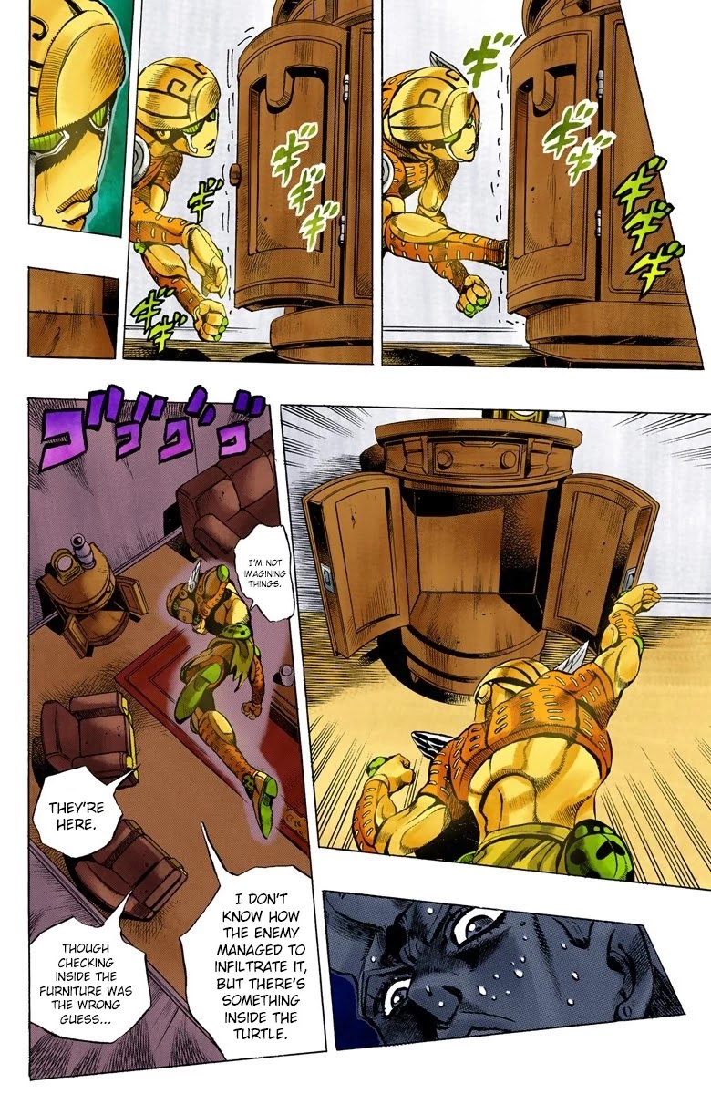 JoJo's Bizarre Adventure Part 5 - Vento Aureo (Official Colored) Chapter 64 page 8 - Chapter 64: Baby Face Part 4