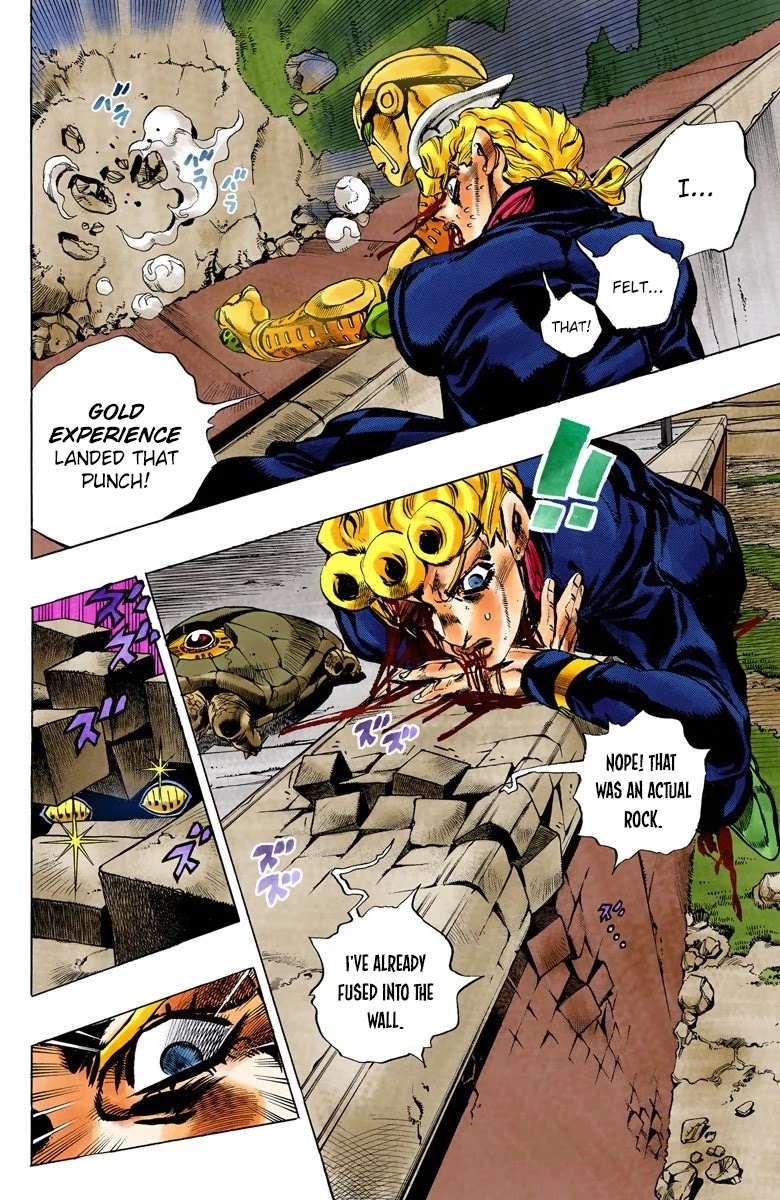 JoJo's Bizarre Adventure Part 5 - Vento Aureo (Official Colored) Chapter 65 page 10 - Chapter 65: Baby Face Part 5