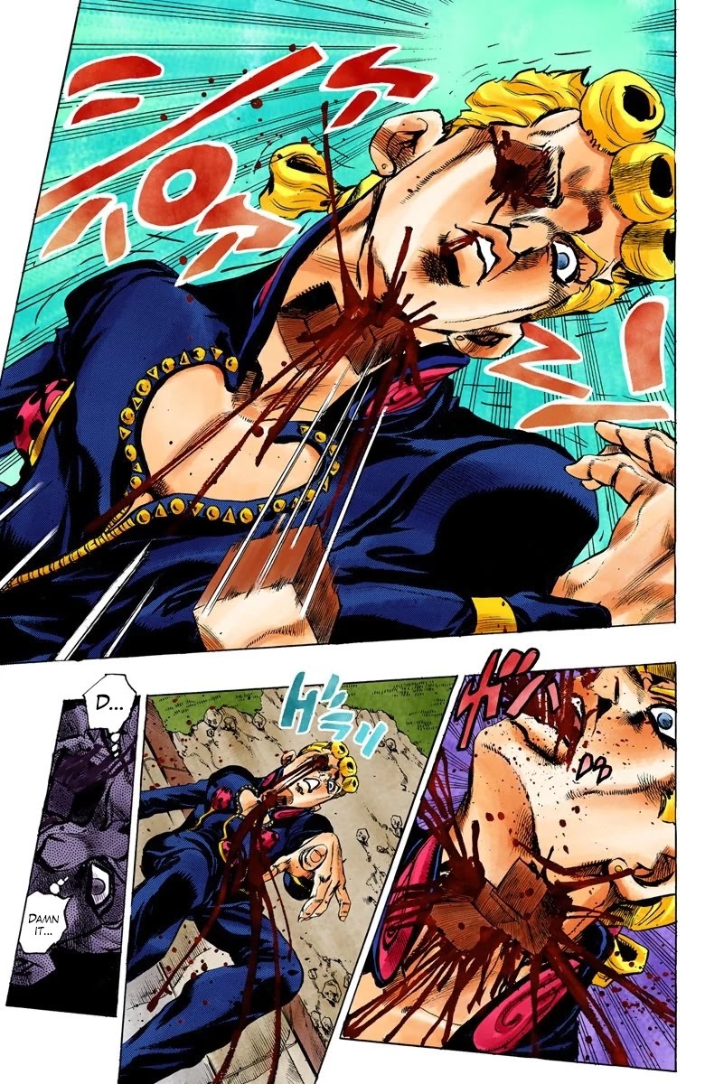 JoJo's Bizarre Adventure Part 5 - Vento Aureo (Official Colored) Chapter 65 page 11 - Chapter 65: Baby Face Part 5