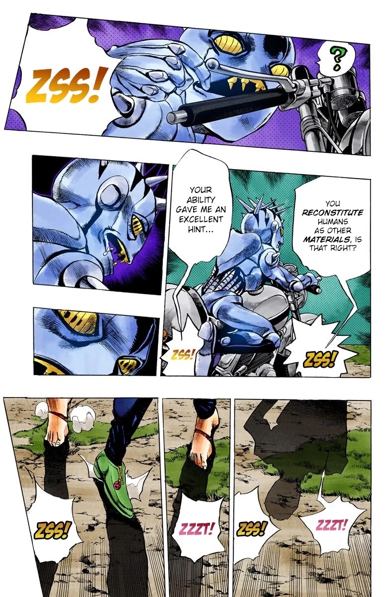 JoJo's Bizarre Adventure Part 5 - Vento Aureo (Official Colored) Chapter 65 page 15 - Chapter 65: Baby Face Part 5