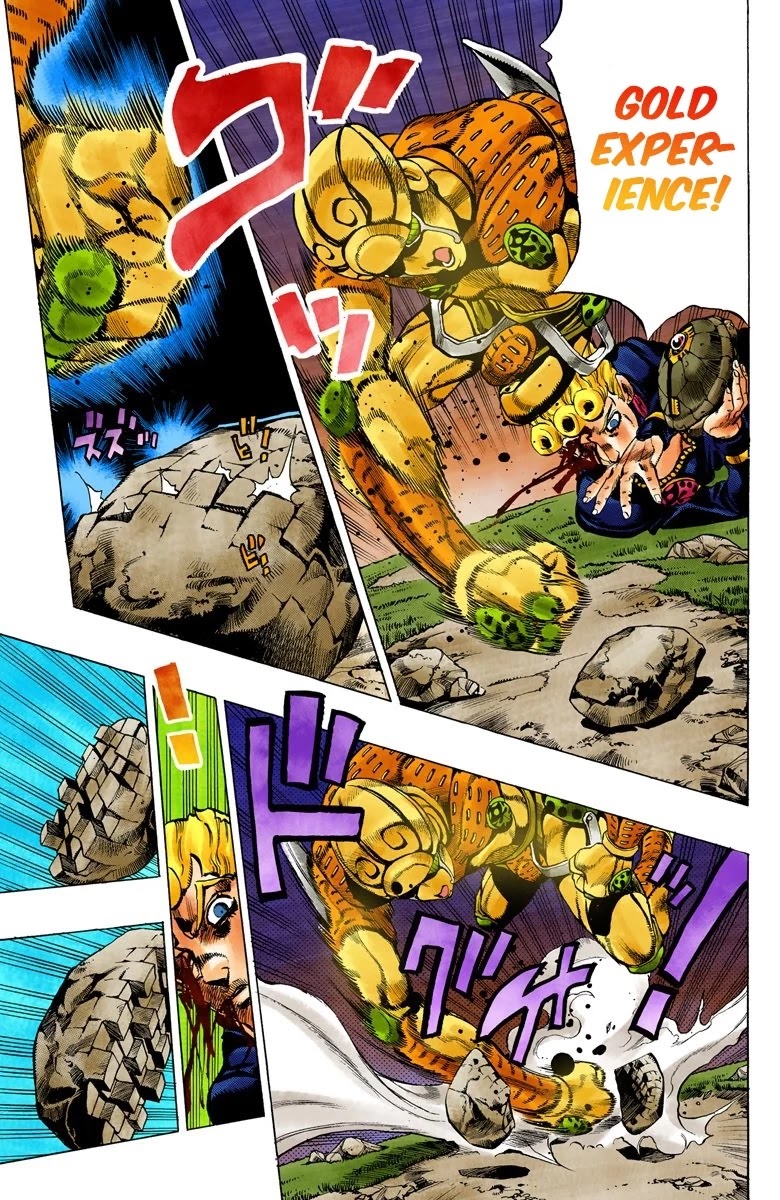 JoJo's Bizarre Adventure Part 5 - Vento Aureo (Official Colored) Chapter 65 page 5 - Chapter 65: Baby Face Part 5