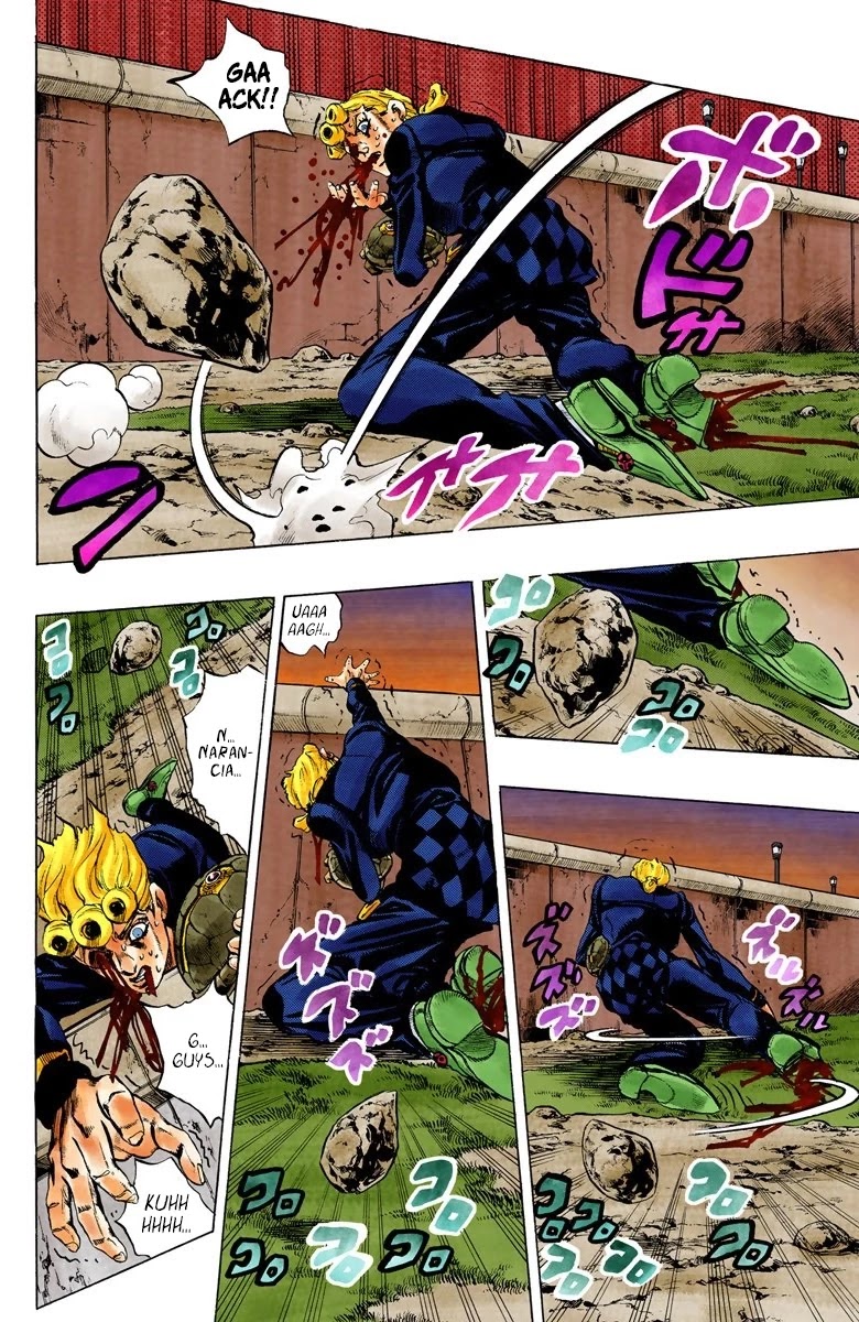 JoJo's Bizarre Adventure Part 5 - Vento Aureo (Official Colored) Chapter 65 page 8 - Chapter 65: Baby Face Part 5