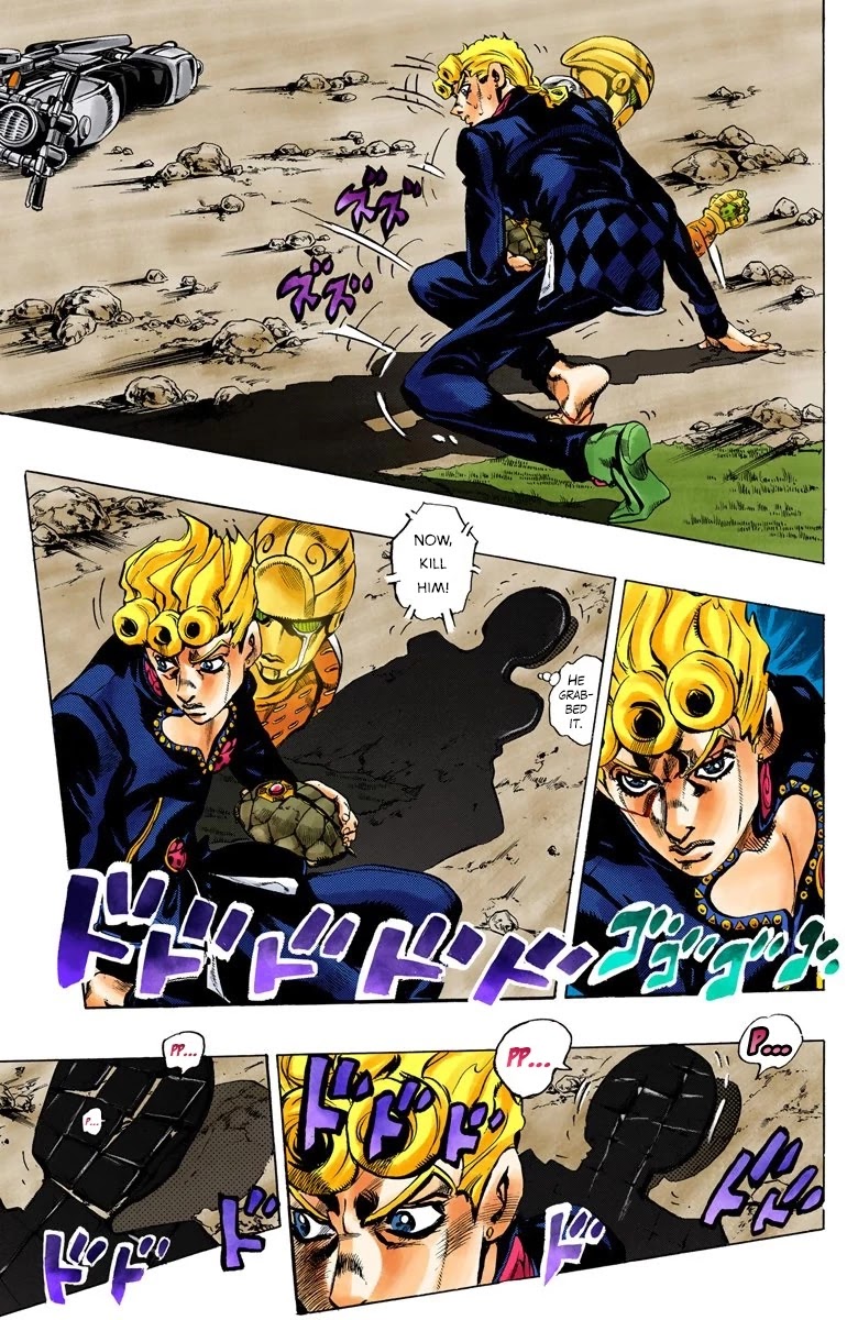 JoJo's Bizarre Adventure Part 5 - Vento Aureo (Official Colored) Chapter 66 page 10 - Chapter 66: Baby Face Part 6