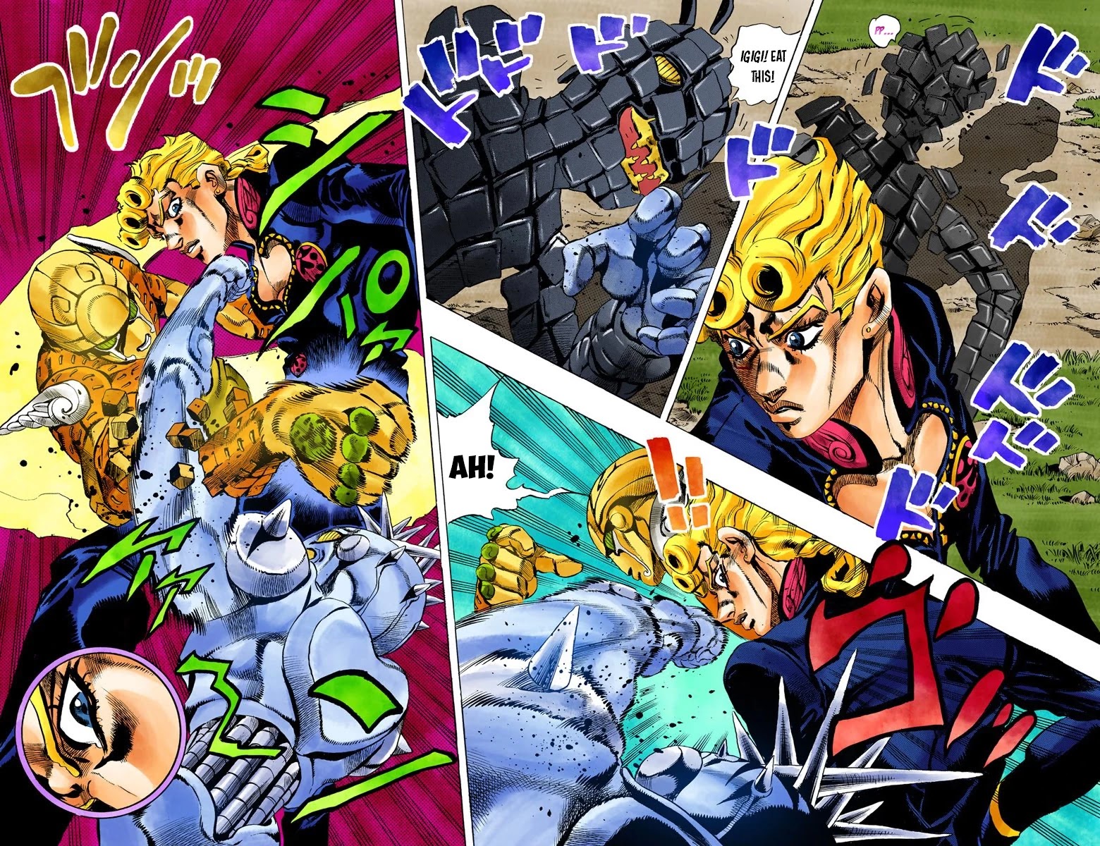 JoJo's Bizarre Adventure Part 5 - Vento Aureo (Official Colored) Chapter 66 page 11 - Chapter 66: Baby Face Part 6