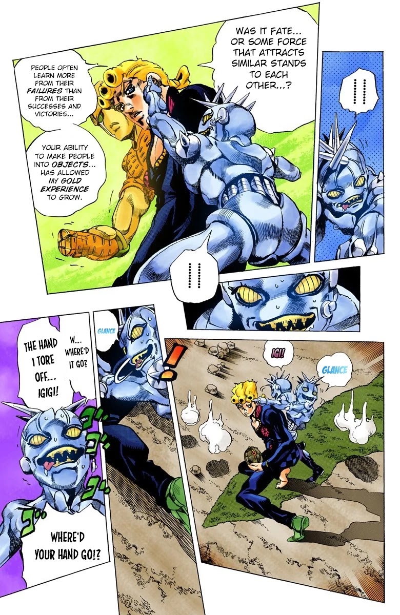 JoJo's Bizarre Adventure Part 5 - Vento Aureo (Official Colored) Chapter 66 page 13 - Chapter 66: Baby Face Part 6