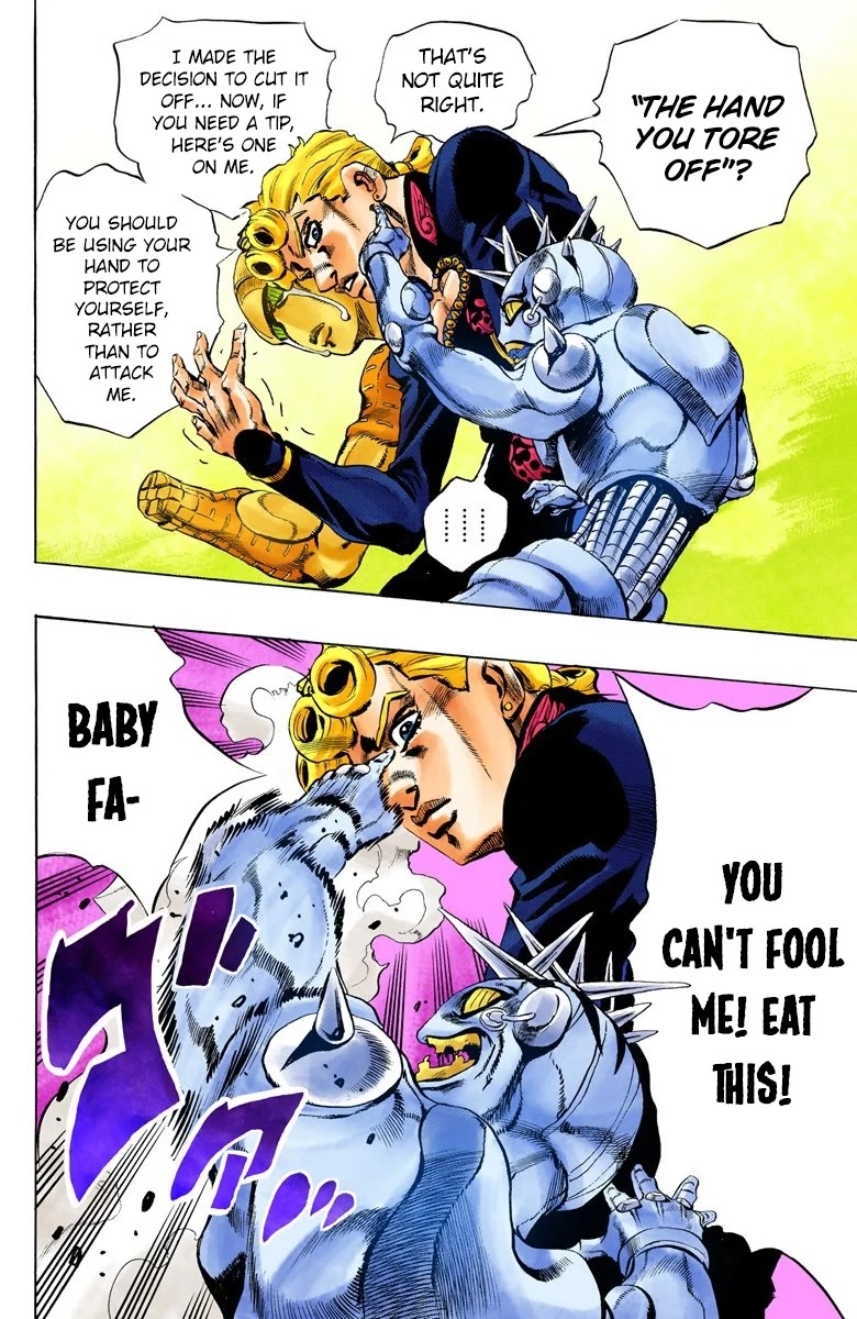 JoJo's Bizarre Adventure Part 5 - Vento Aureo (Official Colored) Chapter 66 page 14 - Chapter 66: Baby Face Part 6