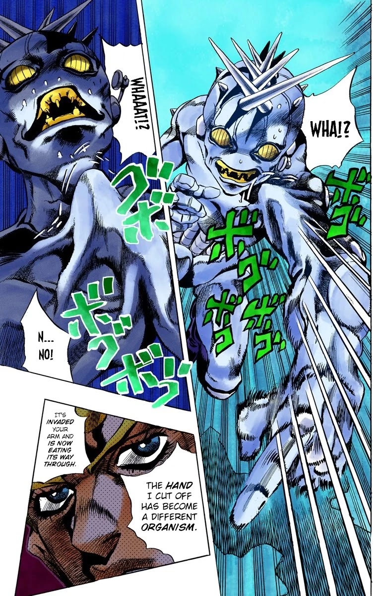 JoJo's Bizarre Adventure Part 5 - Vento Aureo (Official Colored) Chapter 66 page 15 - Chapter 66: Baby Face Part 6
