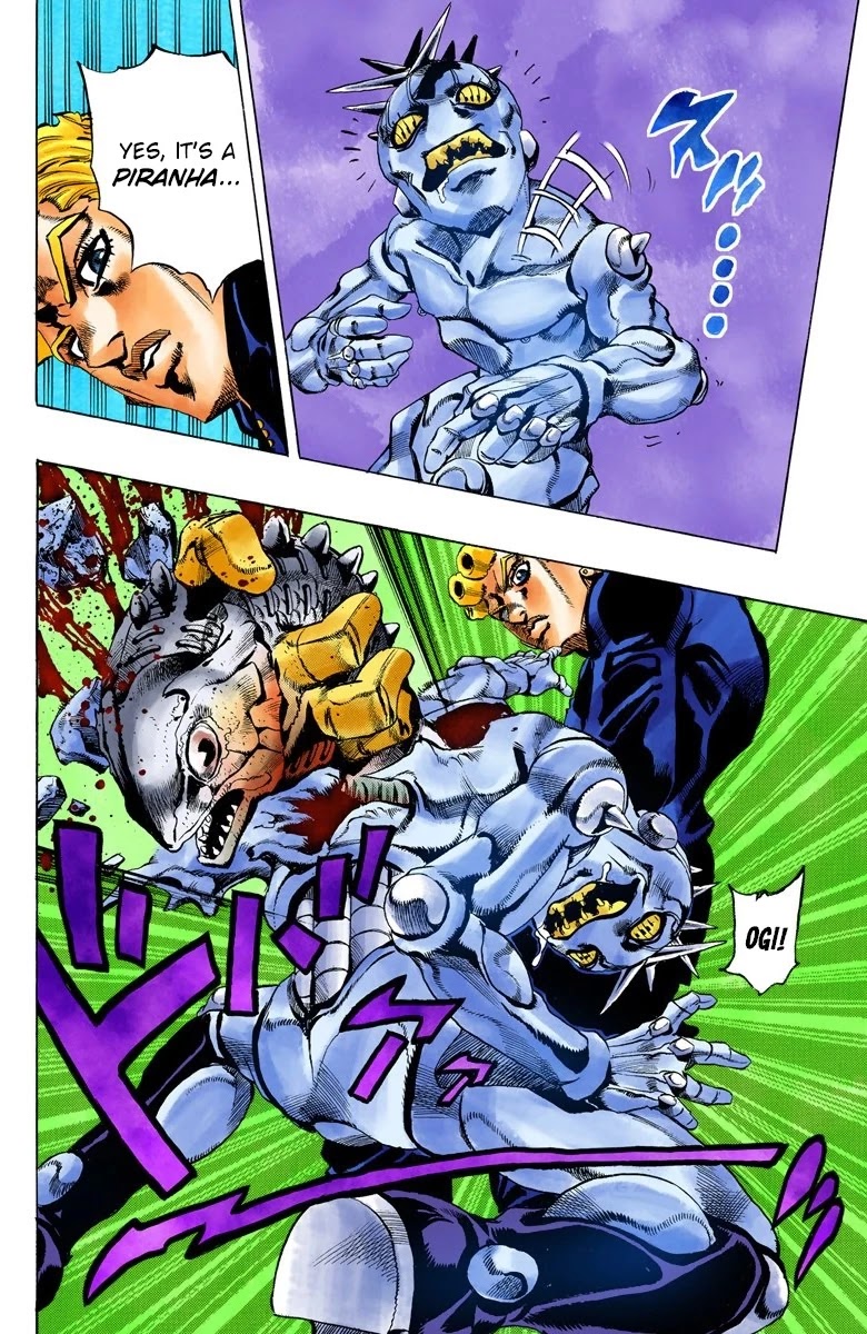 JoJo's Bizarre Adventure Part 5 - Vento Aureo (Official Colored) Chapter 66 page 16 - Chapter 66: Baby Face Part 6