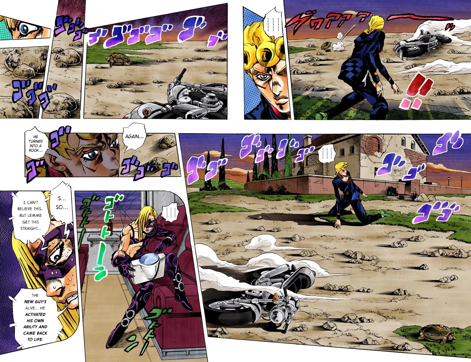 JoJo's Bizarre Adventure Part 5 - Vento Aureo (Official Colored) Chapter 66 page 6 - Chapter 66: Baby Face Part 6