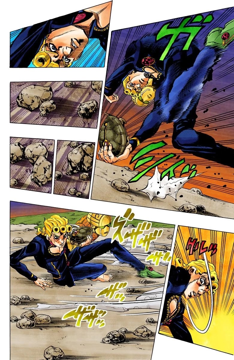 JoJo's Bizarre Adventure Part 5 - Vento Aureo (Official Colored) Chapter 66 page 9 - Chapter 66: Baby Face Part 6