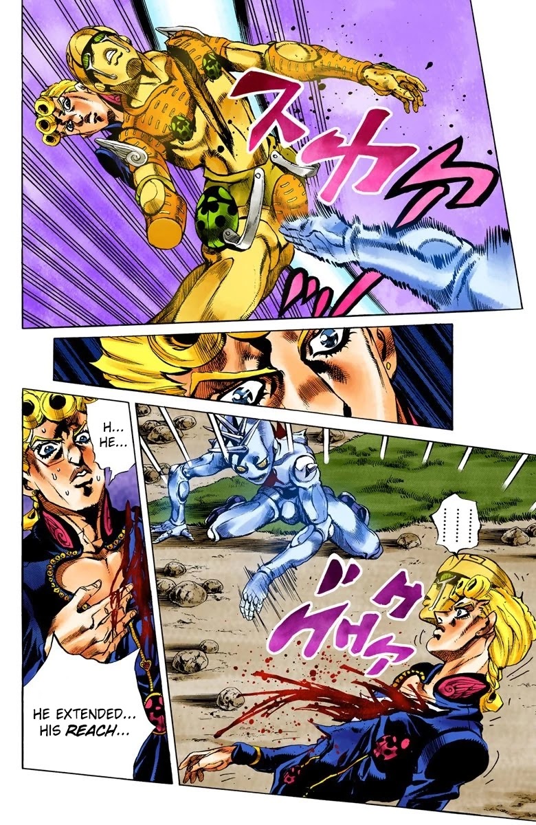 JoJo's Bizarre Adventure Part 5 - Vento Aureo (Official Colored) Chapter 67 page 10 - Chapter 67: Baby Face Part 7