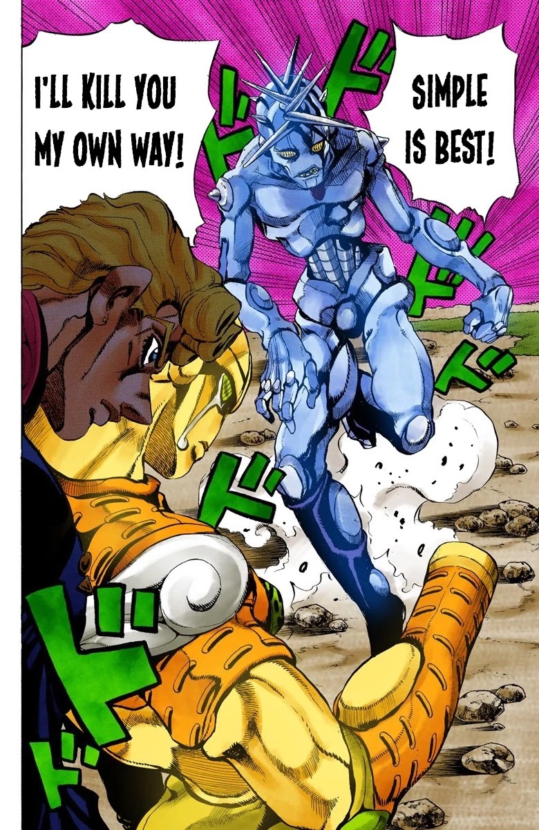JoJo's Bizarre Adventure Part 5 - Vento Aureo (Official Colored) Chapter 67 page 12 - Chapter 67: Baby Face Part 7