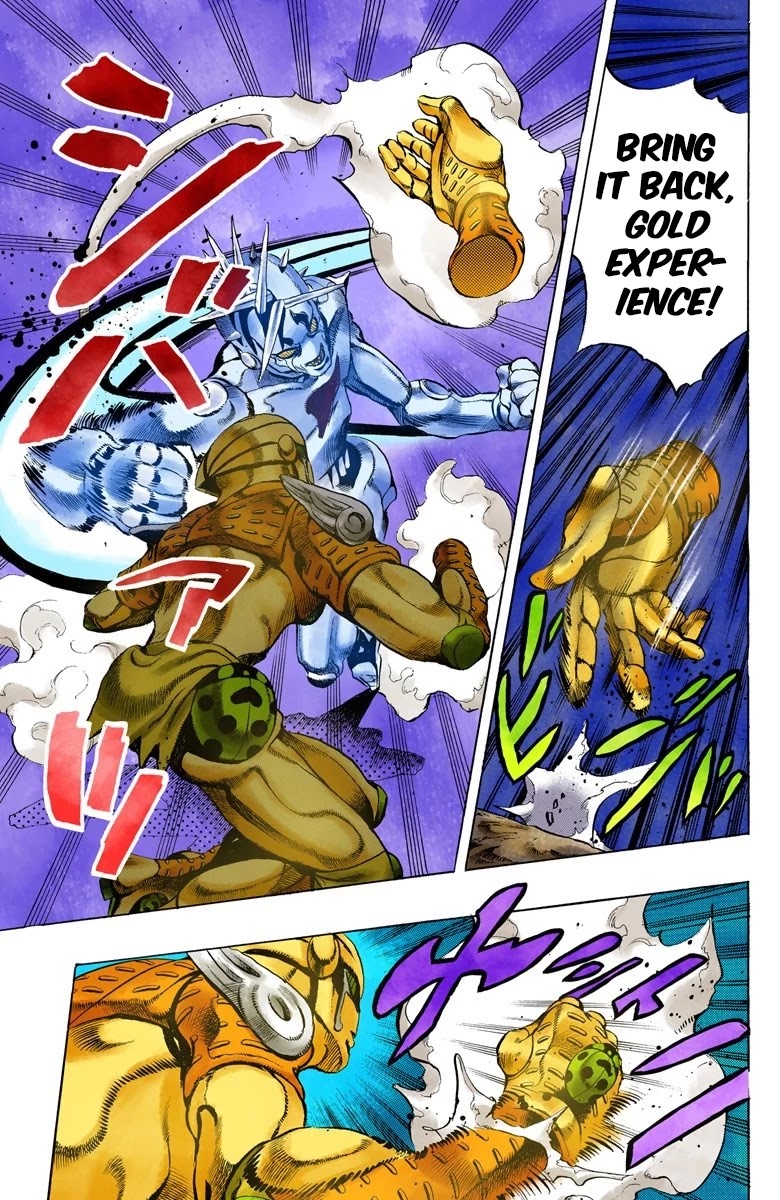 JoJo's Bizarre Adventure Part 5 - Vento Aureo (Official Colored) Chapter 67 page 13 - Chapter 67: Baby Face Part 7