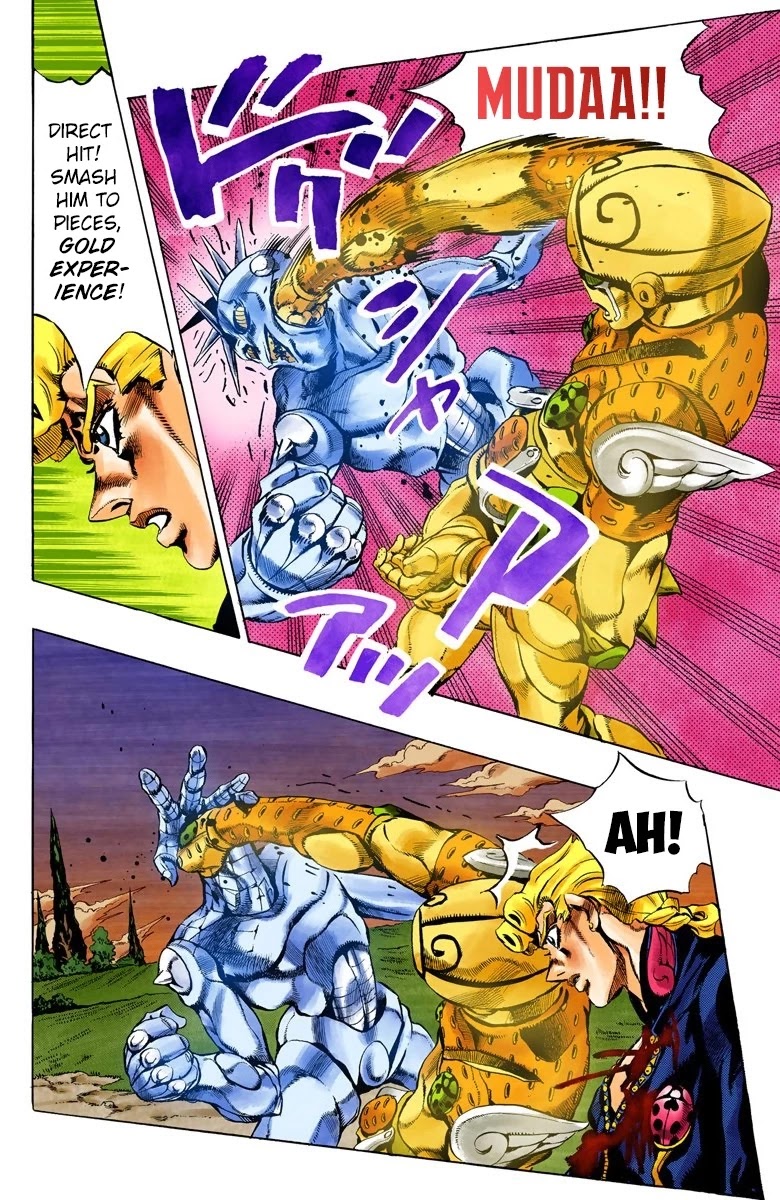 JoJo's Bizarre Adventure Part 5 - Vento Aureo (Official Colored) Chapter 67 page 14 - Chapter 67: Baby Face Part 7