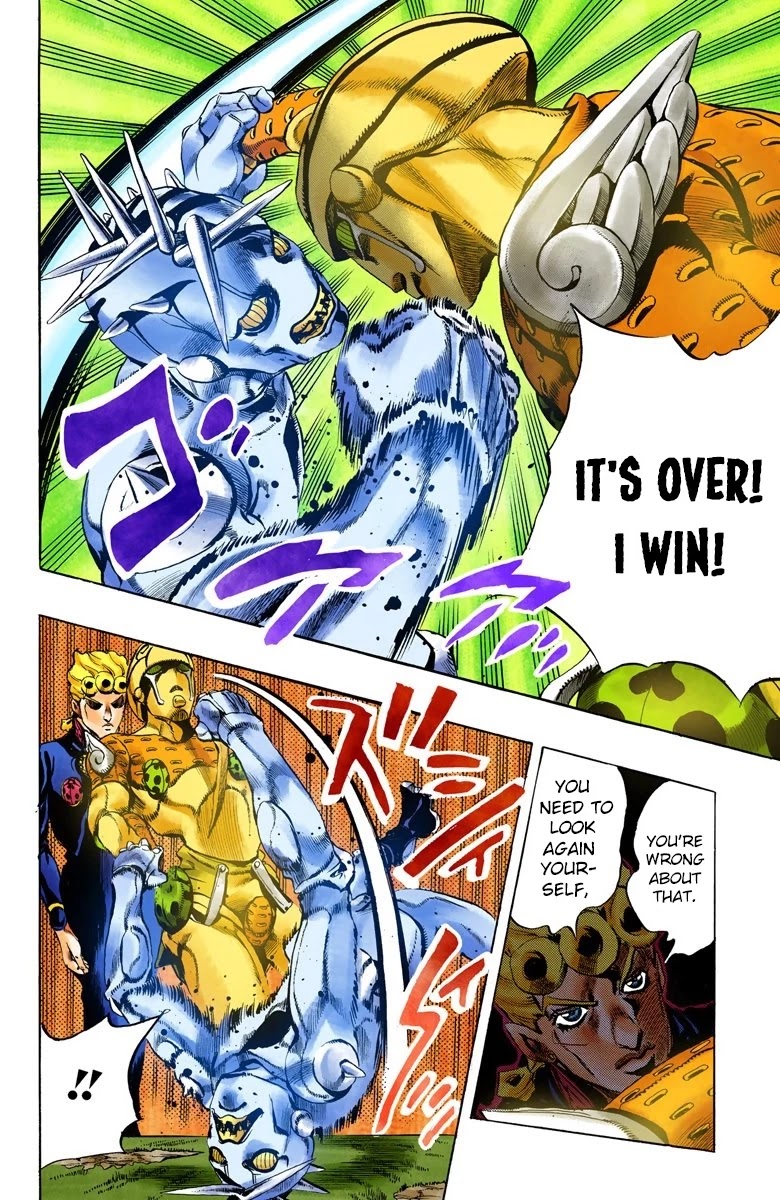 JoJo's Bizarre Adventure Part 5 - Vento Aureo (Official Colored) Chapter 67 page 16 - Chapter 67: Baby Face Part 7