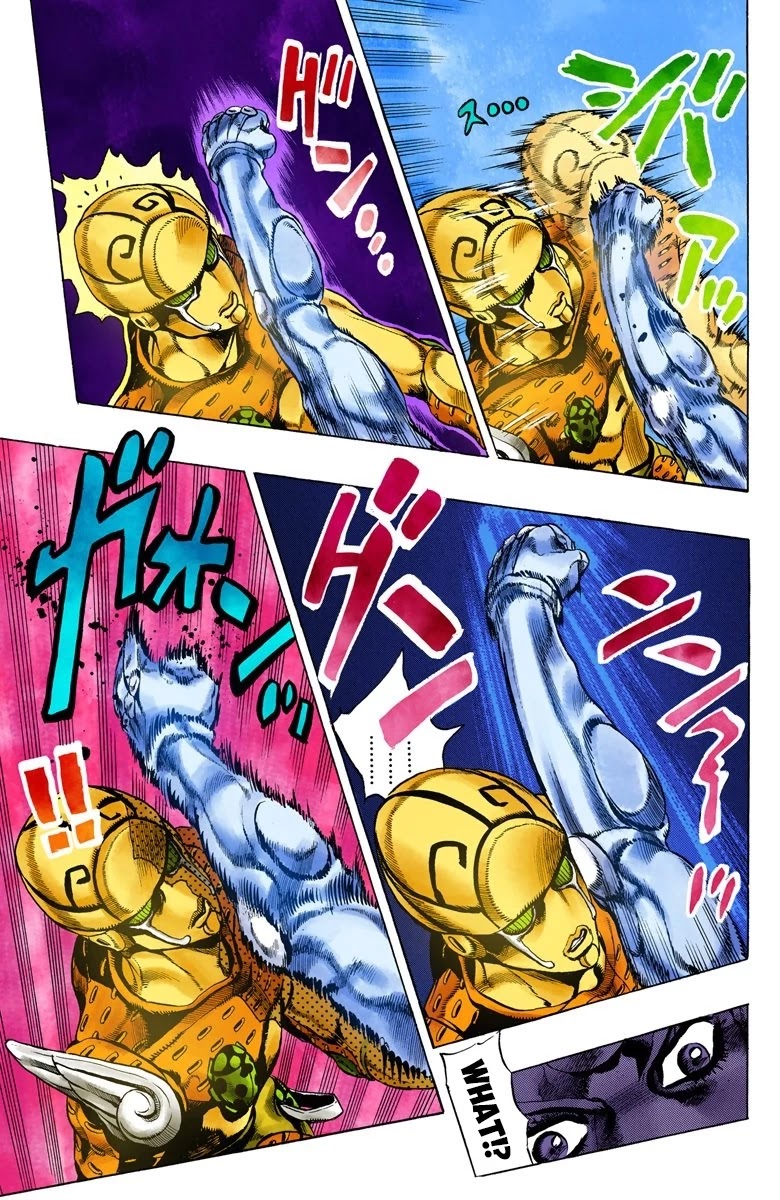 JoJo's Bizarre Adventure Part 5 - Vento Aureo (Official Colored) Chapter 67 page 9 - Chapter 67: Baby Face Part 7