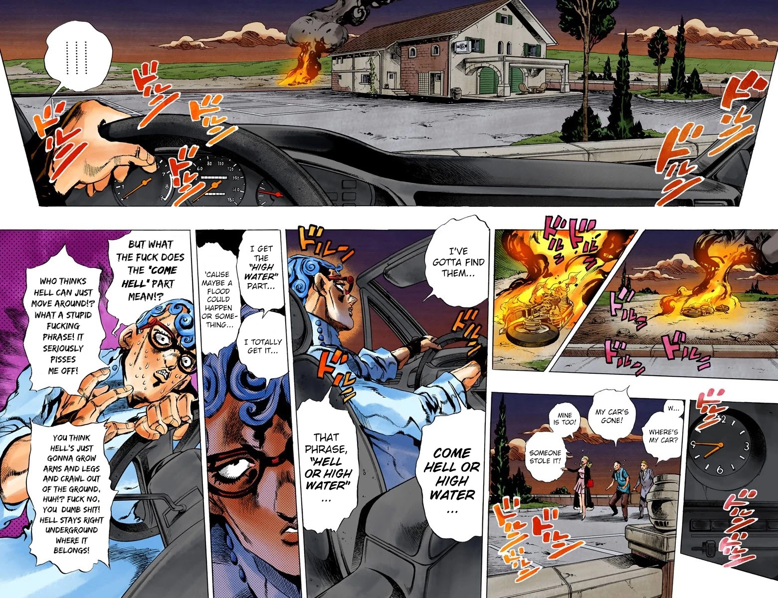 JoJo's Bizarre Adventure Part 5 - Vento Aureo (Official Colored) Chapter 68 page 5 - Chapter 68: Head to Venezia!