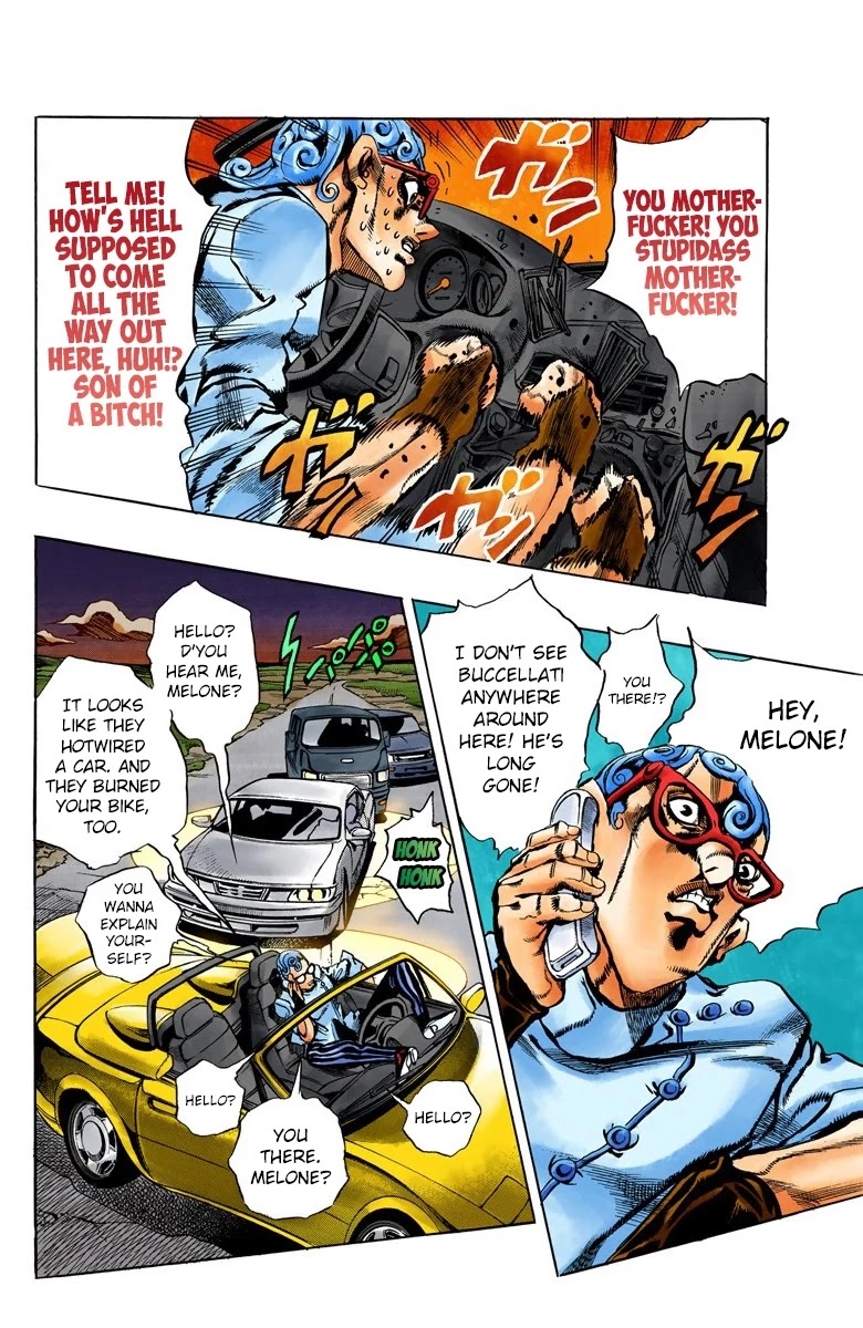 JoJo's Bizarre Adventure Part 5 - Vento Aureo (Official Colored) Chapter 68 page 6 - Chapter 68: Head to Venezia!