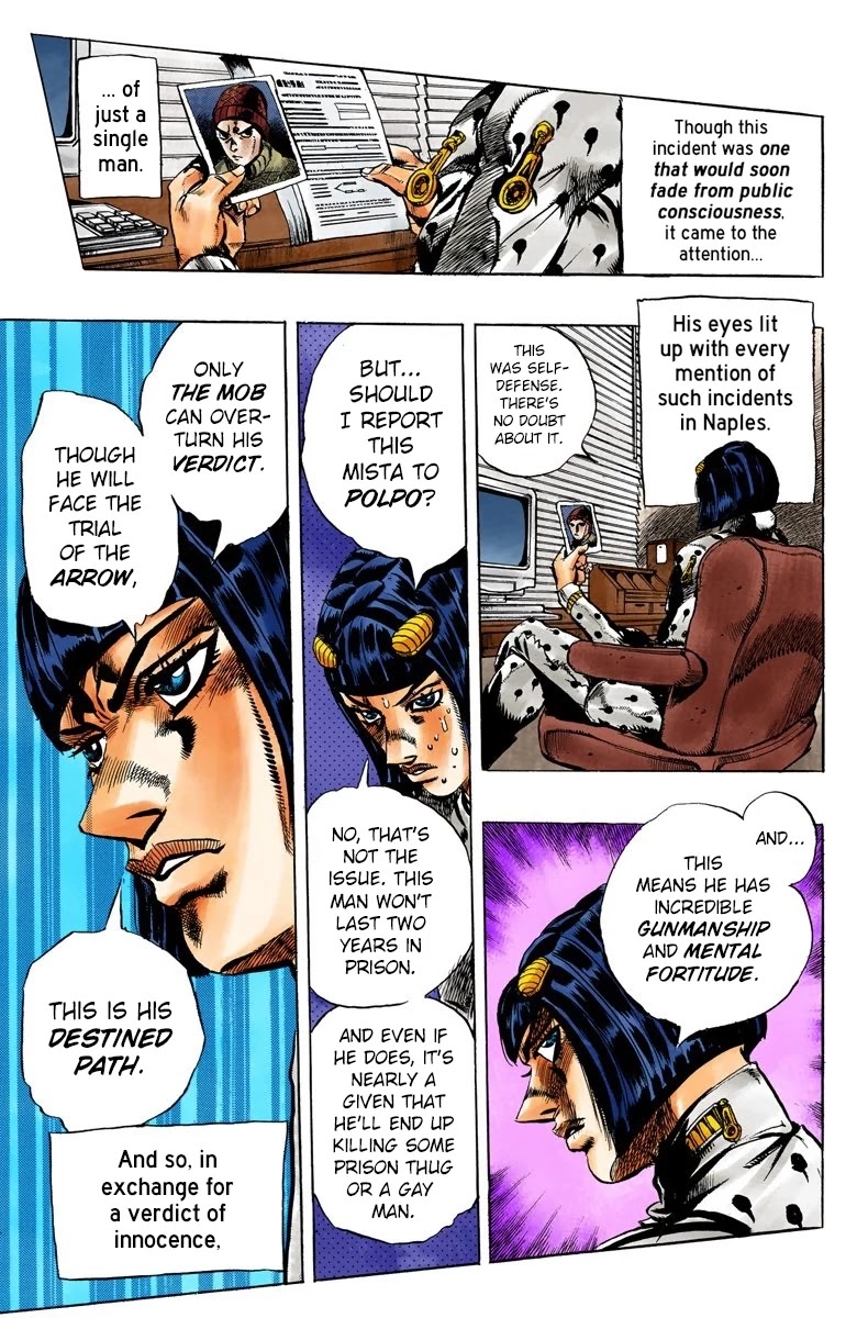 JoJo's Bizarre Adventure Part 5 - Vento Aureo (Official Colored) Chapter 69 page 10 - Chapter 69: Stazione di Venezia Santa Lucia - Get the OA-Disc!
