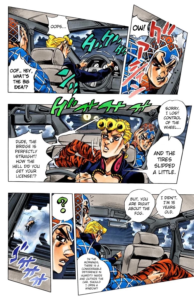 JoJo's Bizarre Adventure Part 5 - Vento Aureo (Official Colored) Chapter 69 page 14 - Chapter 69: Stazione di Venezia Santa Lucia - Get the OA-Disc!