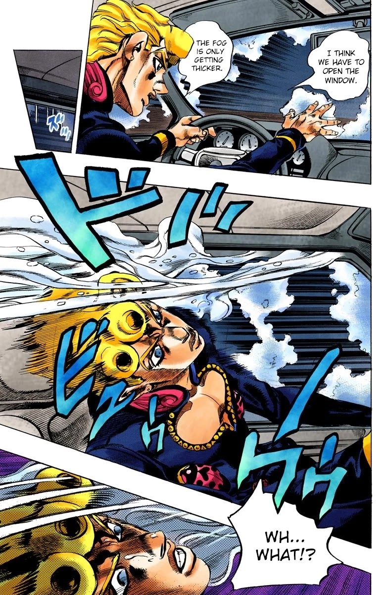 JoJo's Bizarre Adventure Part 5 - Vento Aureo (Official Colored) Chapter 69 page 17 - Chapter 69: Stazione di Venezia Santa Lucia - Get the OA-Disc!