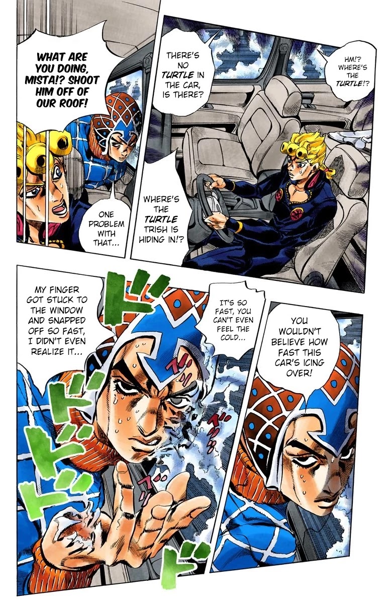 JoJo's Bizarre Adventure Part 5 - Vento Aureo (Official Colored) Chapter 69 page 20 - Chapter 69: Stazione di Venezia Santa Lucia - Get the OA-Disc!