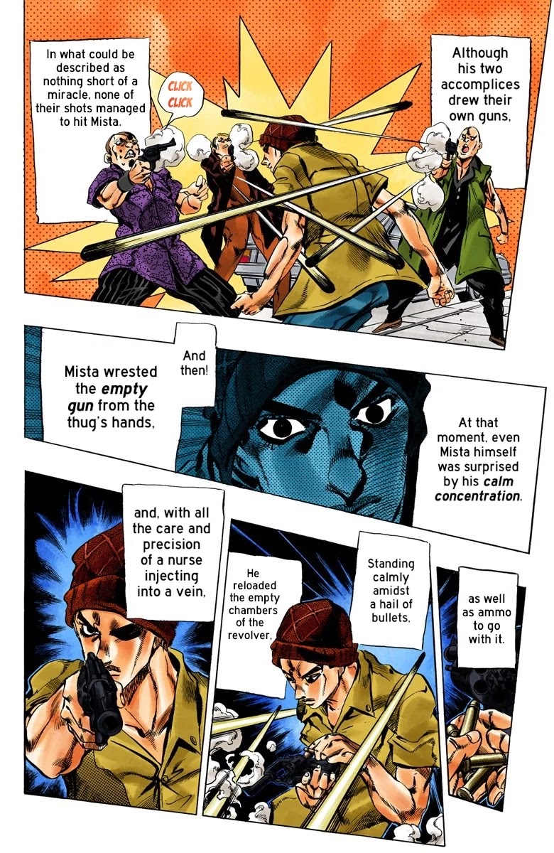 JoJo's Bizarre Adventure Part 5 - Vento Aureo (Official Colored) Chapter 69 page 7 - Chapter 69: Stazione di Venezia Santa Lucia - Get the OA-Disc!