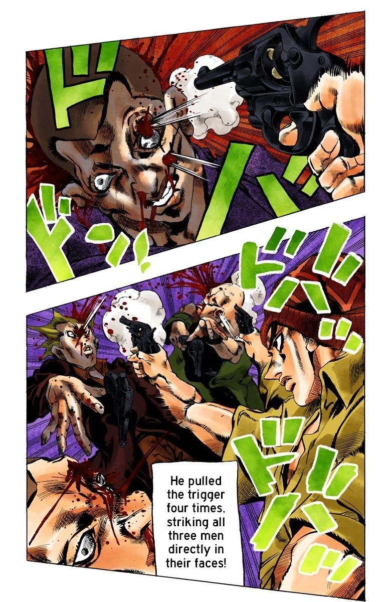 JoJo's Bizarre Adventure Part 5 - Vento Aureo (Official Colored) Chapter 69 page 8 - Chapter 69: Stazione di Venezia Santa Lucia - Get the OA-Disc!