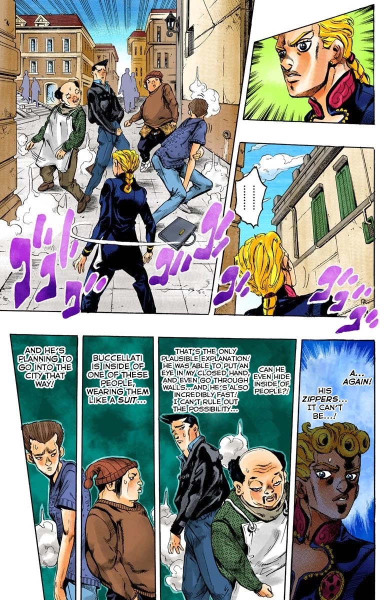 JoJo's Bizarre Adventure Part 5 - Vento Aureo (Official Colored) Chapter 7 page 16 - Chapter 7: Buccellati's Coming! Part 4