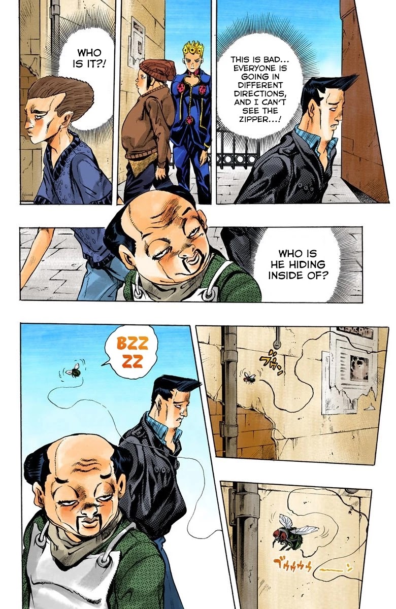 JoJo's Bizarre Adventure Part 5 - Vento Aureo (Official Colored) Chapter 7 page 17 - Chapter 7: Buccellati's Coming! Part 4
