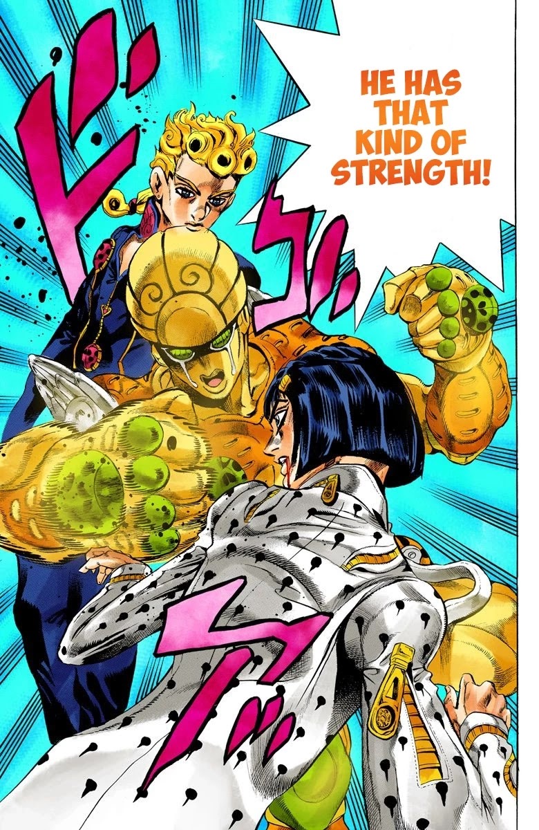 JoJo's Bizarre Adventure Part 5 - Vento Aureo (Official Colored) Chapter 7 page 8 - Chapter 7: Buccellati's Coming! Part 4