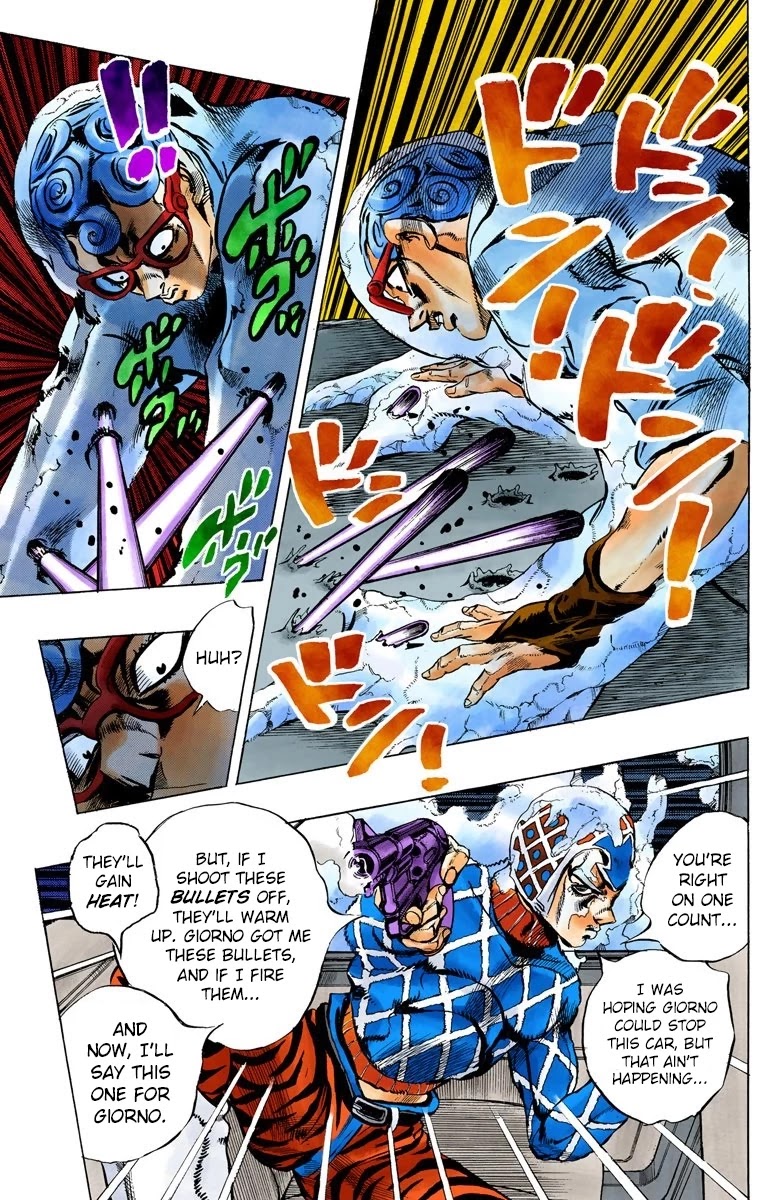 JoJo's Bizarre Adventure Part 5 - Vento Aureo (Official Colored) Chapter 70 page 15 - Chapter 70: White Album Part 1